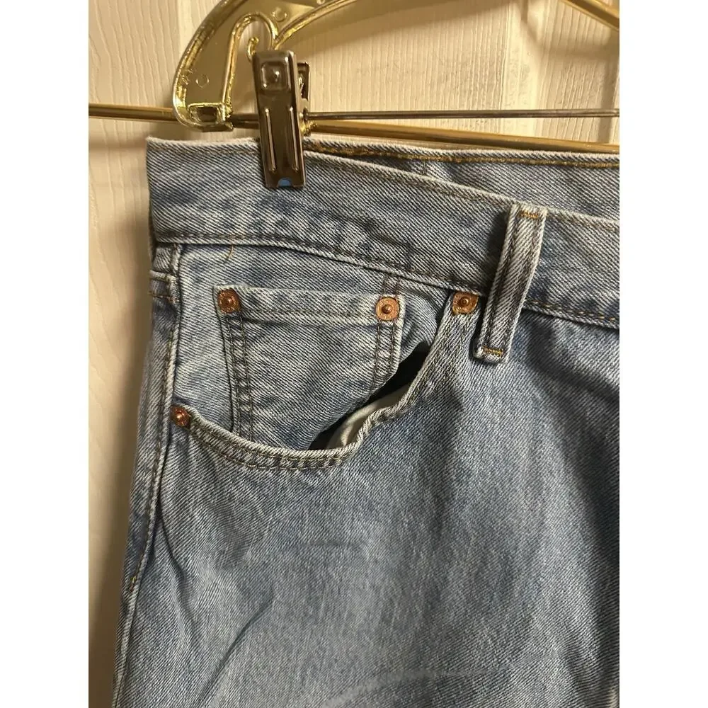 Vintage Levi's 501 XX Button Fly Jeans 34x 32 Made Mexico 100% Cotton Red Label
